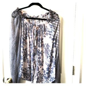 Beautiful boho free people blouse EUC like new